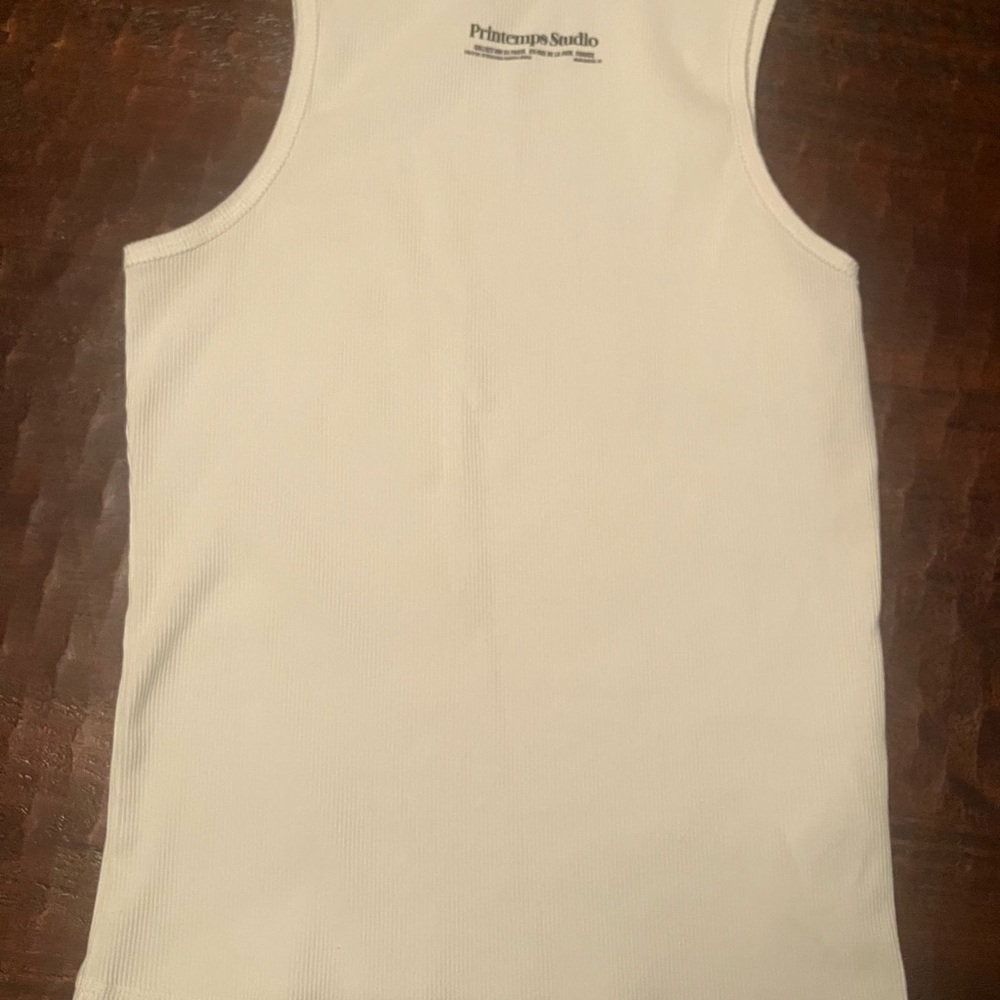 White Printemps Sandro Tank Top